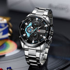 CURREN 8402 Herrenuhr aus Edelstahl