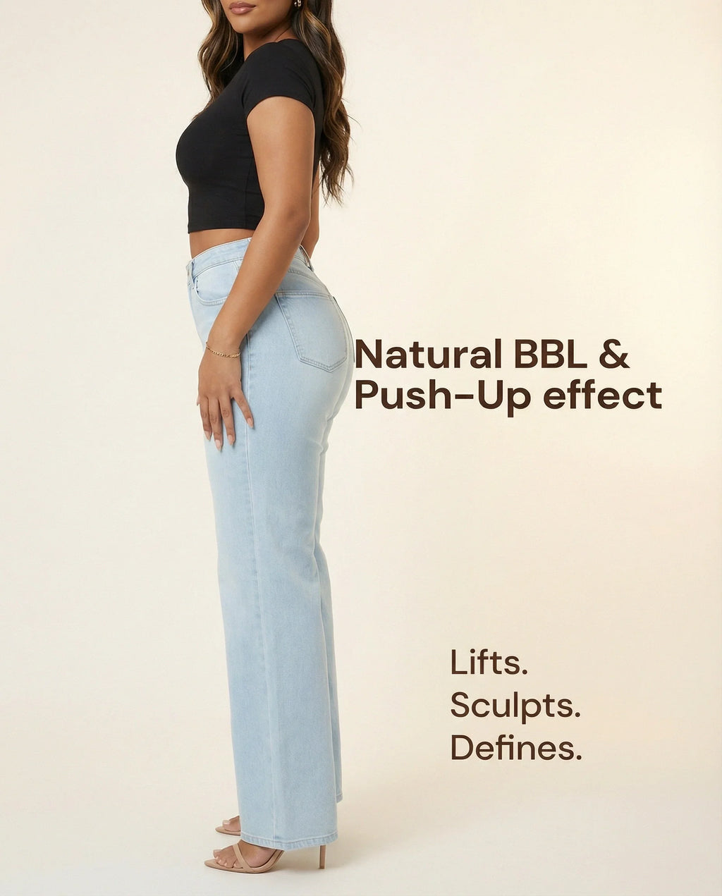 BBL Baggy Jean — Curve-Hugging Fit