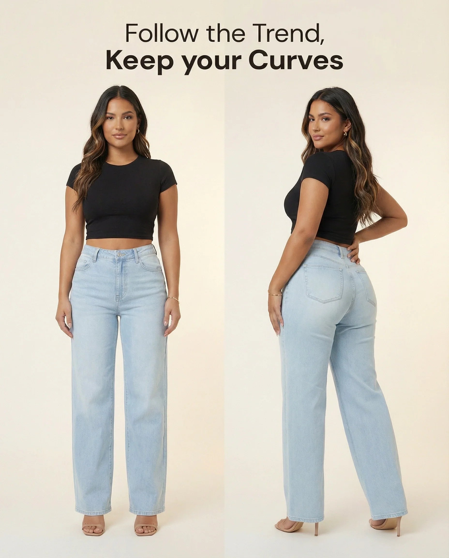 BBL Baggy Jean — Curve-Hugging Fit
