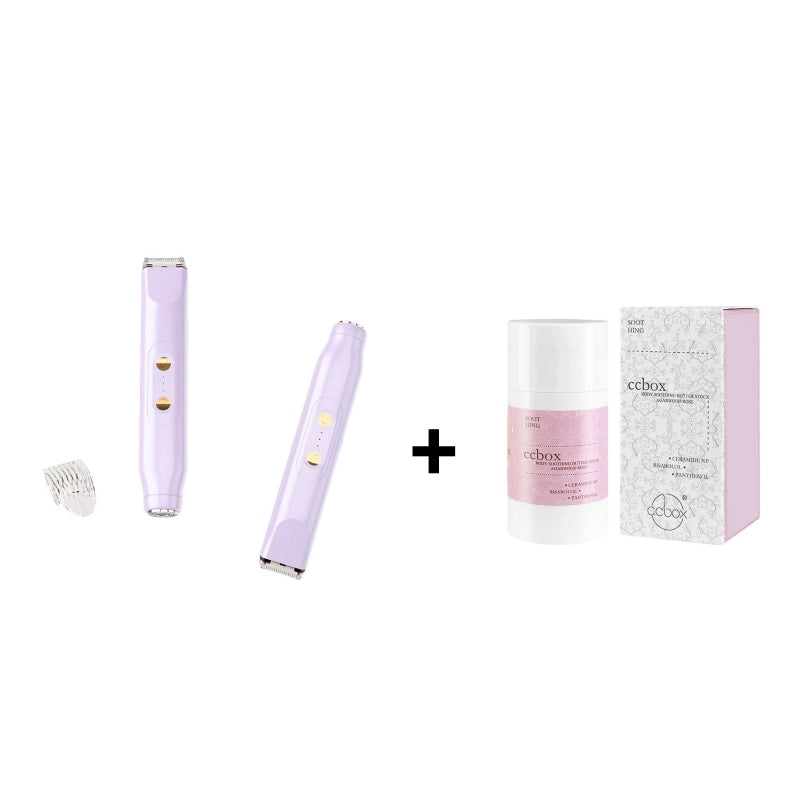 🚨 Pink AUSVERKAUFT!! SCHNELL ZUGREIFEN ⚡ Bikini-Trimmer für Damen, elektrischer Rasierer und Rasierer, wiederaufladbarer 2-in-1-Epilierer für Körper und Gesicht, Achseln und Beine, IPX7 wasserdicht