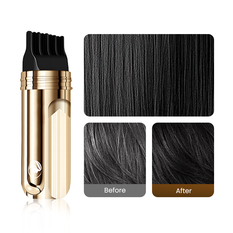 ⏳Zeitlich begrenztes Angebot⏰ Praktischer 2-in-1-Haarfärbekamm für graues Haar