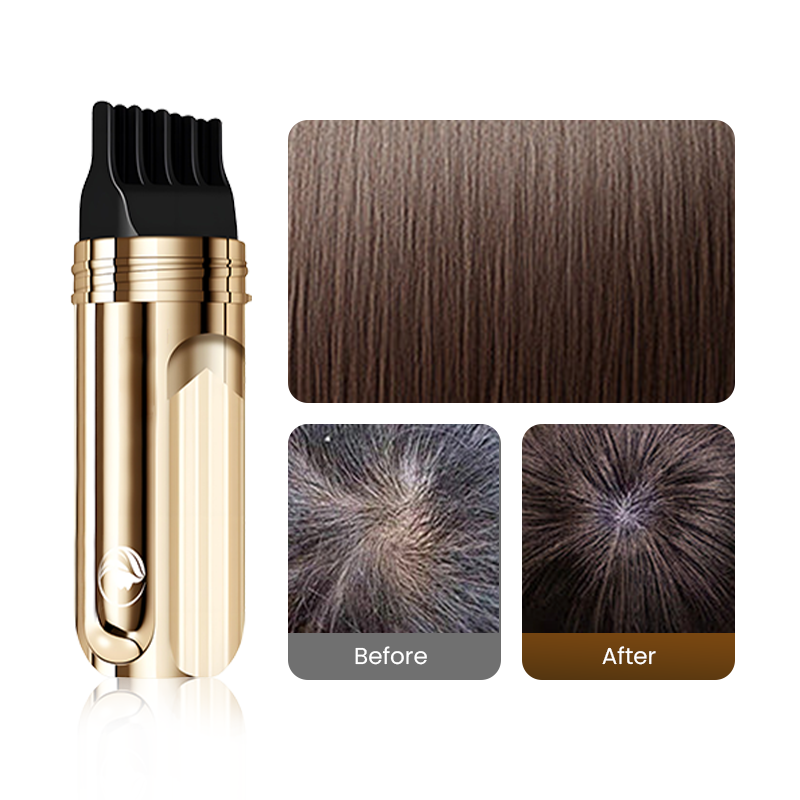 ⏳Zeitlich begrenztes Angebot⏰ Praktischer 2-in-1-Haarfärbekamm für graues Haar