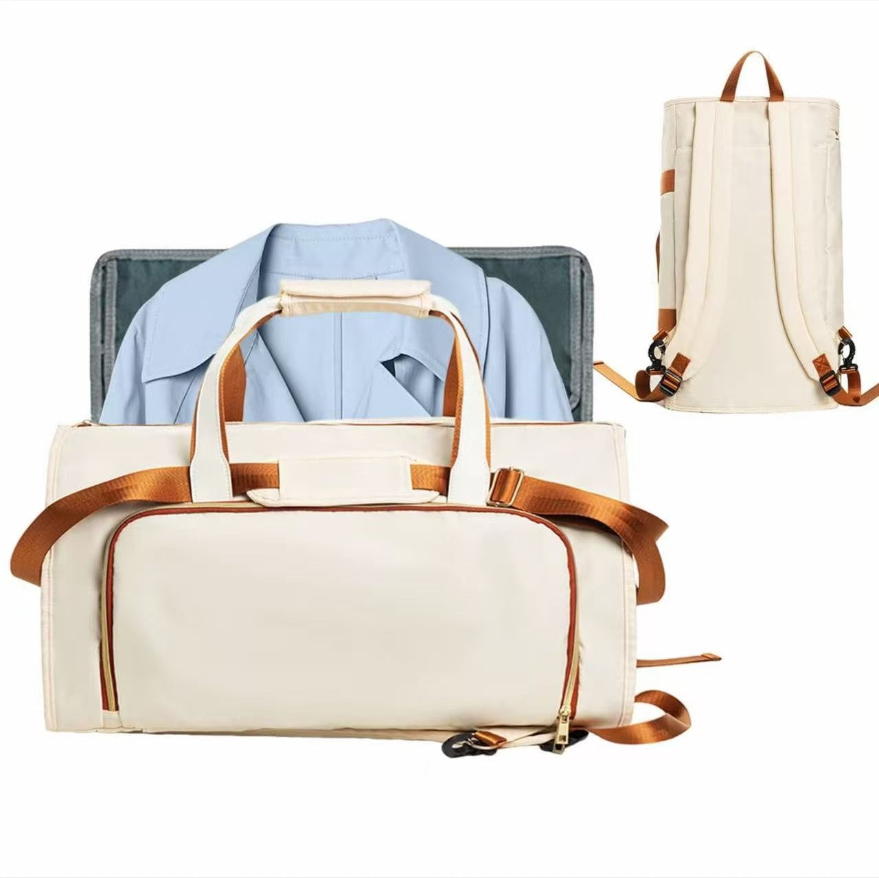 Luxus Reise-Duffel Bag, Kleidertasche für Reisen, Carry-On mit Griff, Unisex, Weekender, Übernachtung, Fitnessstudio, Handgepäck