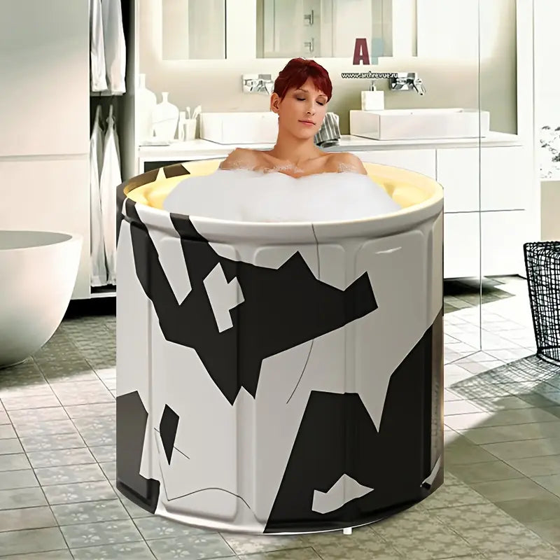 Tragbare Badewanne für Erwachsene – Faltbare SPA-Tauchwanne für die Duschnische