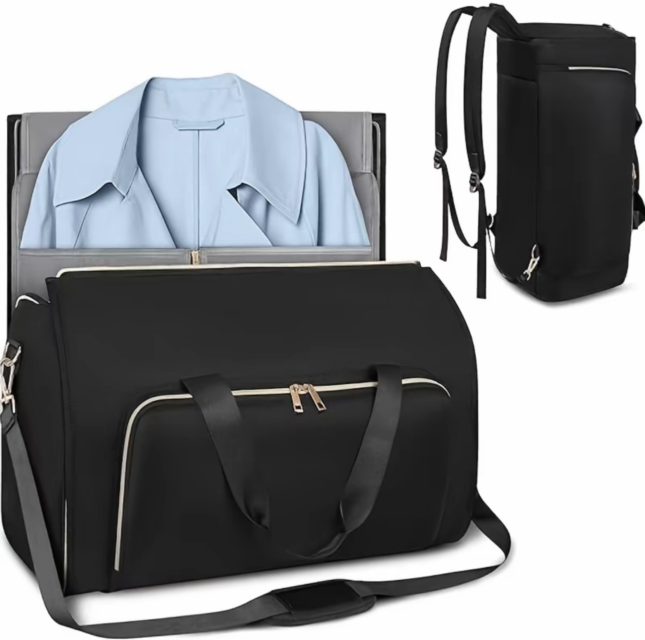 Luxus Reise-Duffel Bag, Kleidertasche für Reisen, Carry-On mit Griff, Unisex, Weekender, Übernachtung, Fitnessstudio, Handgepäck