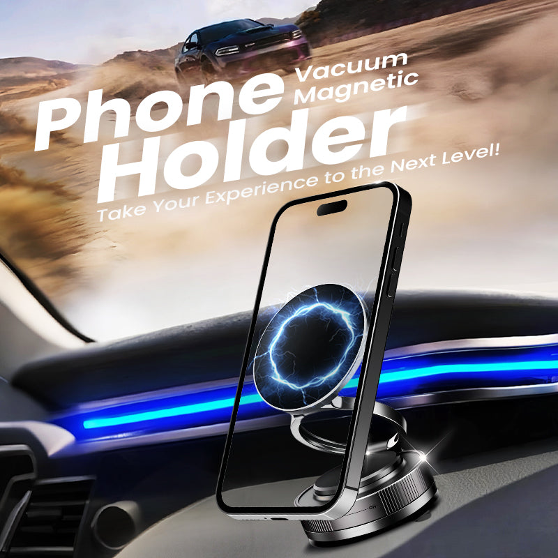 360° einstellbarer magnetischer Vakuum-Telefonhalter