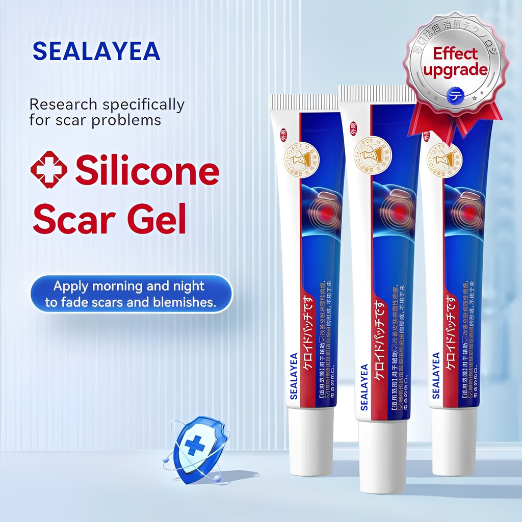SEALAYEA™  Silicone Scar Gel, Rawatan Parut Jerawat, Boleh Guna Semula