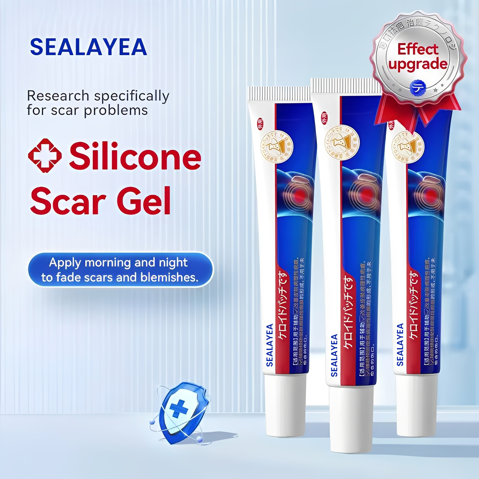 SEALAYEA™  Silicone Scar Gel, Rawatan Parut Jerawat, Boleh Guna Semula