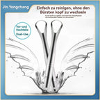 Zungenreiniger-Set aus Edelstahl