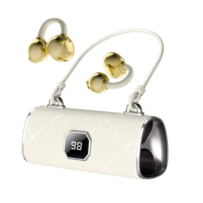 ❤️Modische kabellose Clip-On-Kopfhörer mit Handtasche❤️