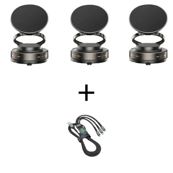 360° einstellbarer magnetischer Vakuum-Telefonhalter