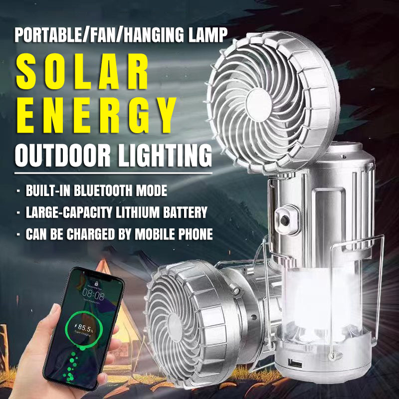 🔥🎁 Super-Angebot: 50 % Rabatt 🎁🔥 Tragbare LED-Campinglaterne mit Ventilator