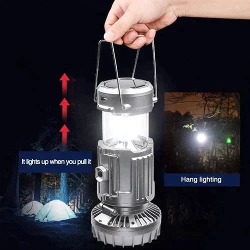 🔥🎁 Super-Angebot: 50 % Rabatt 🎁🔥 Tragbare LED-Campinglaterne mit Ventilator