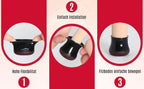 24 Pcs Stuhlbeinkappen, Schwarz Schutzkappen für Stuhlbeine