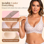 💗LETZTER TAG: 50 % RABATT⚡ÜBER 50.000 VERKAUFT💕 Kabellose Jelly-BHs für Damen – bequem, kabellos, Push-up, nahtlos, mit tiefem V-Ausschnitt