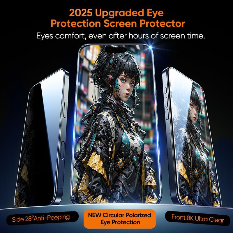 2er-Pack Displayschutzfolien für iPhone, Samsung