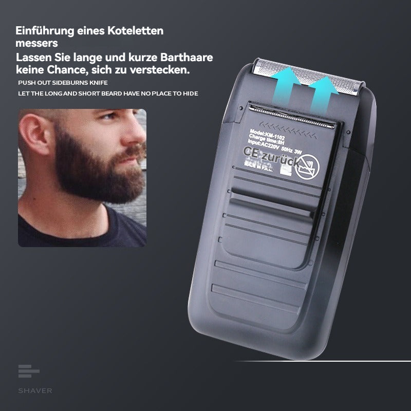 Elektrisches Haarschneider-Set, Professioneller Haarschneider mit Limit-Kamm & Bürste, Lang anhaltender Haarschneider für Reisen, Herrenpflege-Set, Winter
