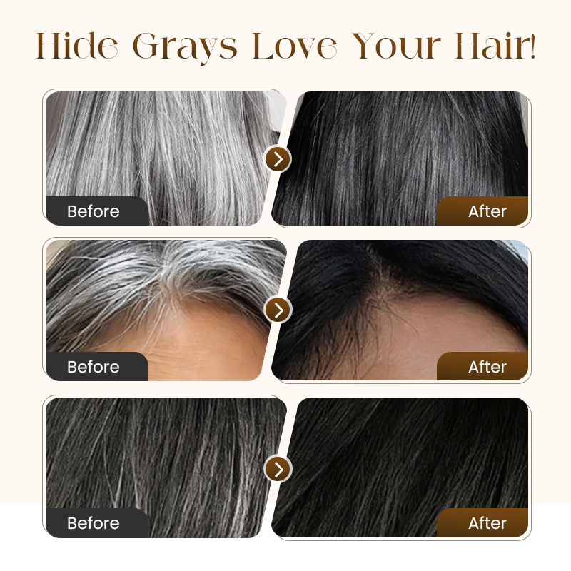 ⏳Zeitlich begrenztes Angebot⏰ Praktischer 2-in-1-Haarfärbekamm für graues Haar