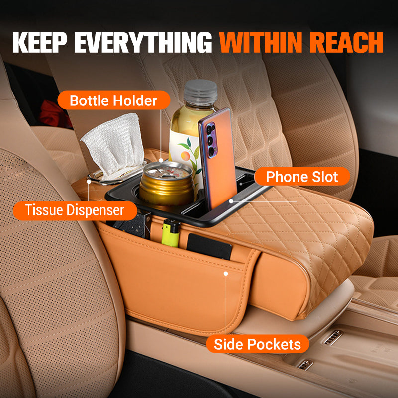 🛋️ Jetzt 60 % Rabatt! 🚗 Integriertes, druckentlastendes Multifunktions-Armlehnenpolster für das Auto – Ergonomische Stütze, zusätzlicher Stauraum & universelle Passform 💺