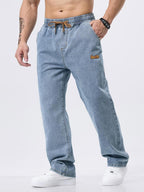 💎 -50% AUF LOCKERE JEANS! 💎 Herren Weites Bein: Bequemer Sitz & Robustes Denim für Streetwear 👖🔥
