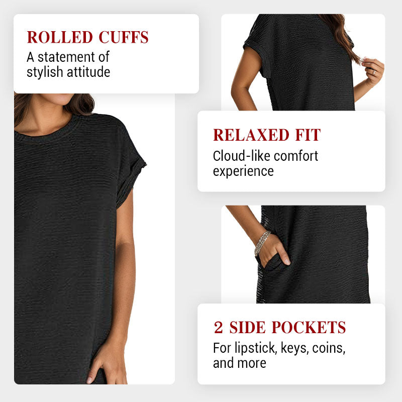 🔥2025 New-💞Women's Relaxed Pocket Dress