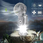 🔥🎁 Super-Angebot: 50 % Rabatt 🎁🔥 Tragbare LED-Campinglaterne mit Ventilator