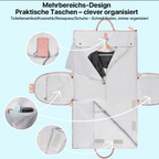 Luxus Reise-Duffel Bag, Kleidertasche für Reisen, Carry-On mit Griff, Unisex, Weekender, Übernachtung, Fitnessstudio, Handgepäck