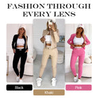 🎉New Year’s Hot Sales - 49% OFF😍Women's 3-Piece Zip-Up Tracksuits