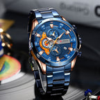 CURREN 8402 Herrenuhr aus Edelstahl