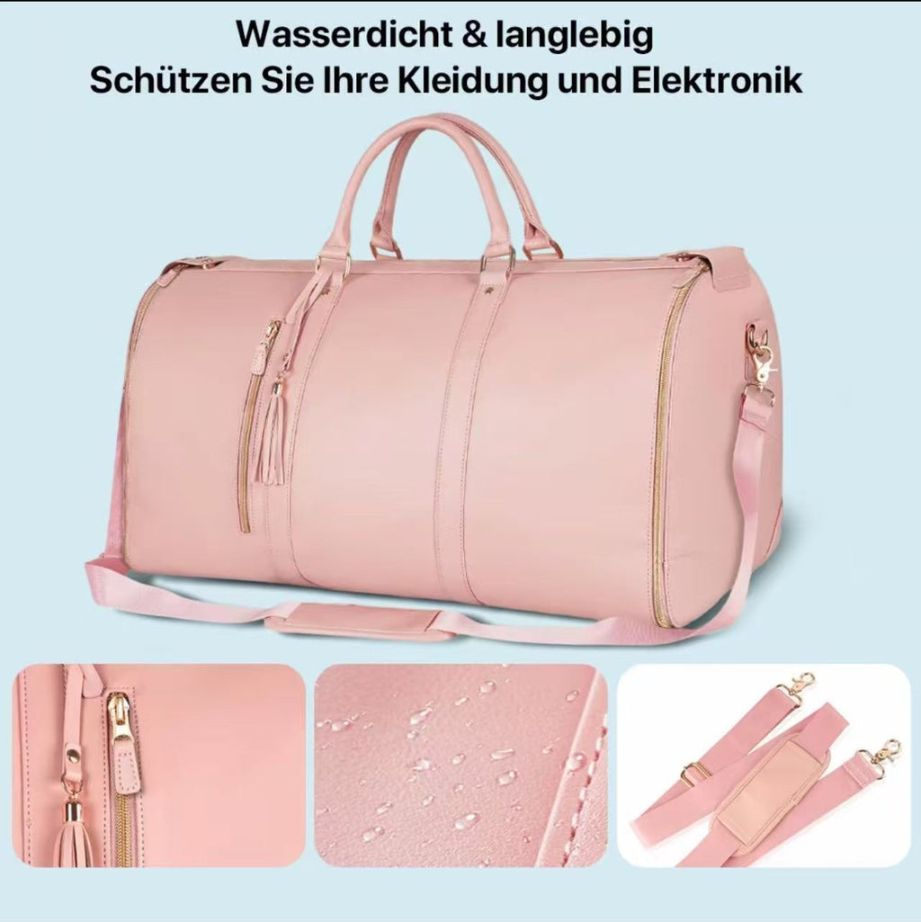 Luxus Reise-Duffel Bag, Kleidertasche für Reisen, Carry-On mit Griff, Unisex, Weekender, Übernachtung, Fitnessstudio, Handgepäck