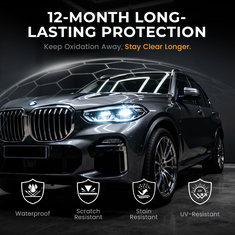 180 ml Professioneller Scheinwerfer-Aufbereiter für Autos mit Schwamm🧽🚗