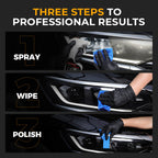 180 ml Professioneller Scheinwerfer-Aufbereiter für Autos mit Schwamm🧽🚗