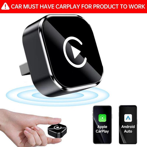 2026 Wireless Carplay Adapter für iPhone / Android, schnelle Verbindung, keine Latenz, Freisprecheinrichtung, elektronisches Ladegerät, Carplay Dongle
