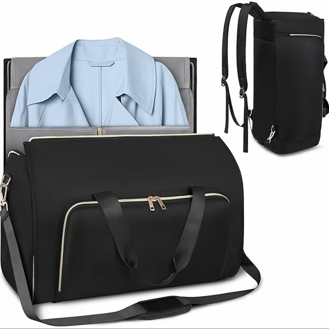 Luxus Reise-Duffel Bag, Kleidertasche für Reisen, Carry-On mit Griff, Unisex, Weekender, Übernachtung, Fitnessstudio, Handgepäck