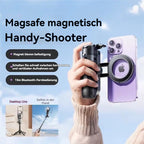 Leichter All-in-One Selfie-Stick Stativ mit Kabelloser Fernsteuerung – 360° Drehbarer & Ausziehbarer Ständer für Vlogging, Live-Streaming, Kompatibel mit iPhone & Android