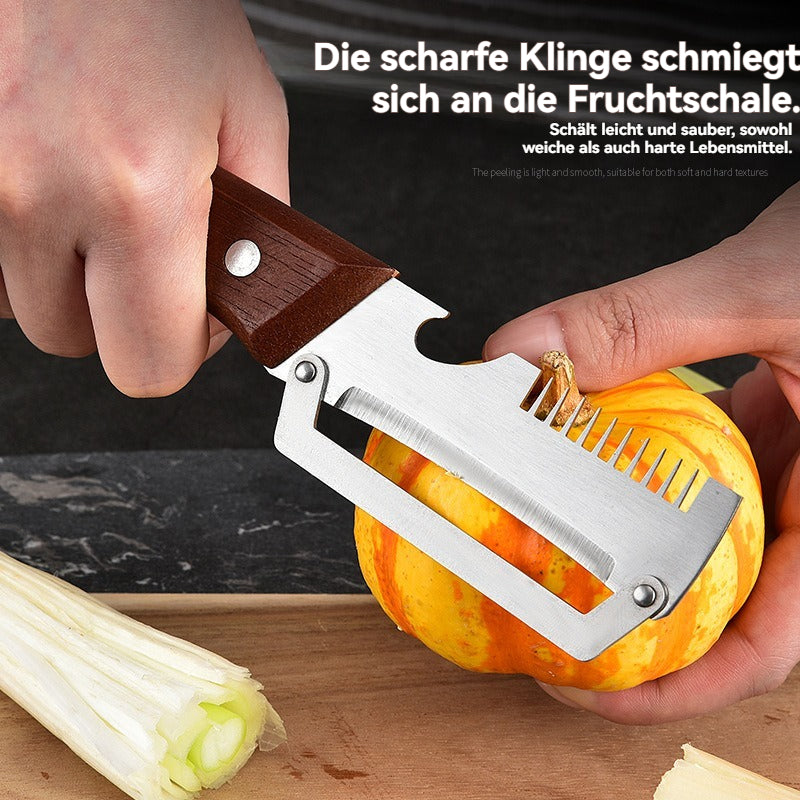 Multifunktions-Schäler und -Zerkleinerer