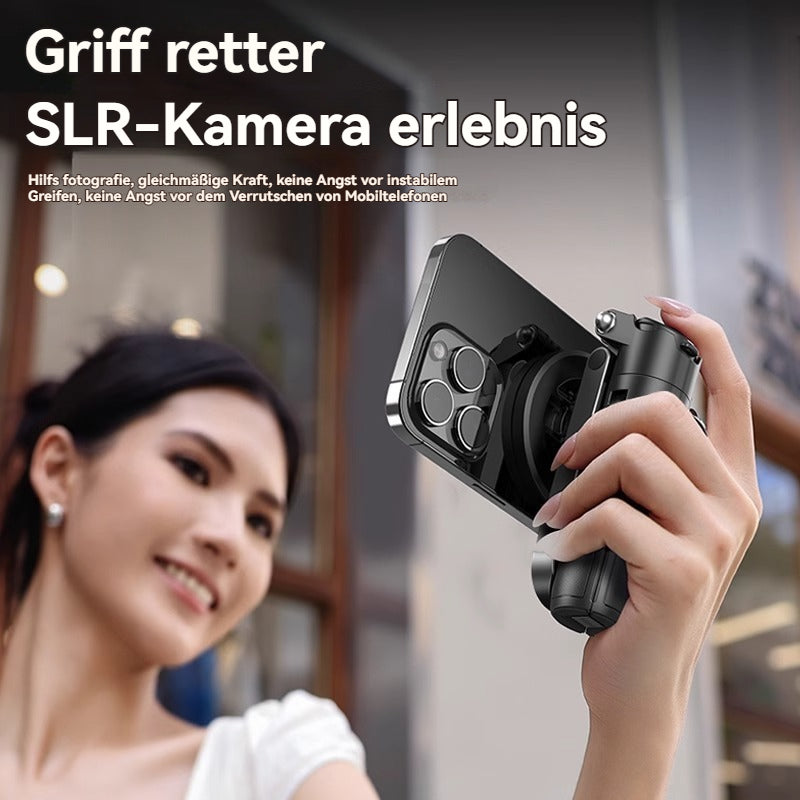 Leichter All-in-One Selfie-Stick Stativ mit Kabelloser Fernsteuerung – 360° Drehbarer & Ausziehbarer Ständer für Vlogging, Live-Streaming, Kompatibel mit iPhone & Android