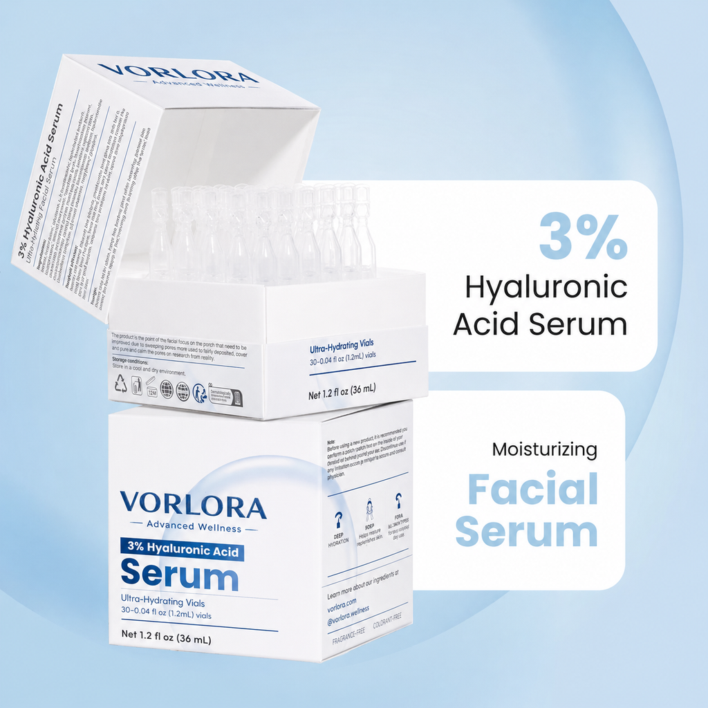VORLORA® 3% Hyaluronic Acid Ultra Hydrating Serum