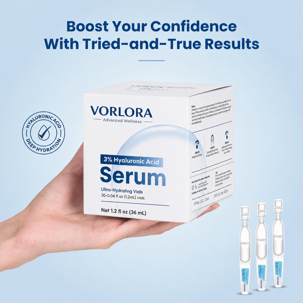 VORLORA® 3% Hyaluronic Acid Ultra Hydrating Serum