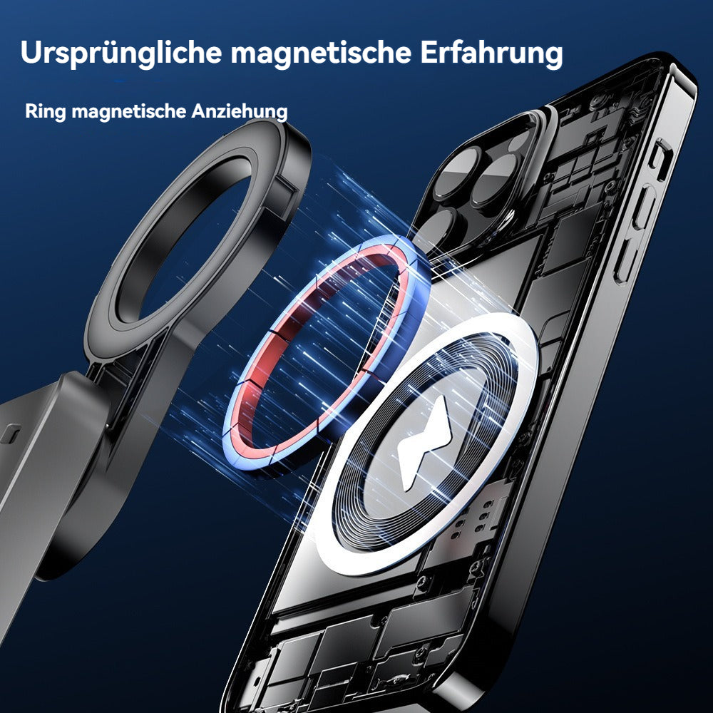 Leichter All-in-One Selfie-Stick Stativ mit Kabelloser Fernsteuerung – 360° Drehbarer & Ausziehbarer Ständer für Vlogging, Live-Streaming, Kompatibel mit iPhone & Android