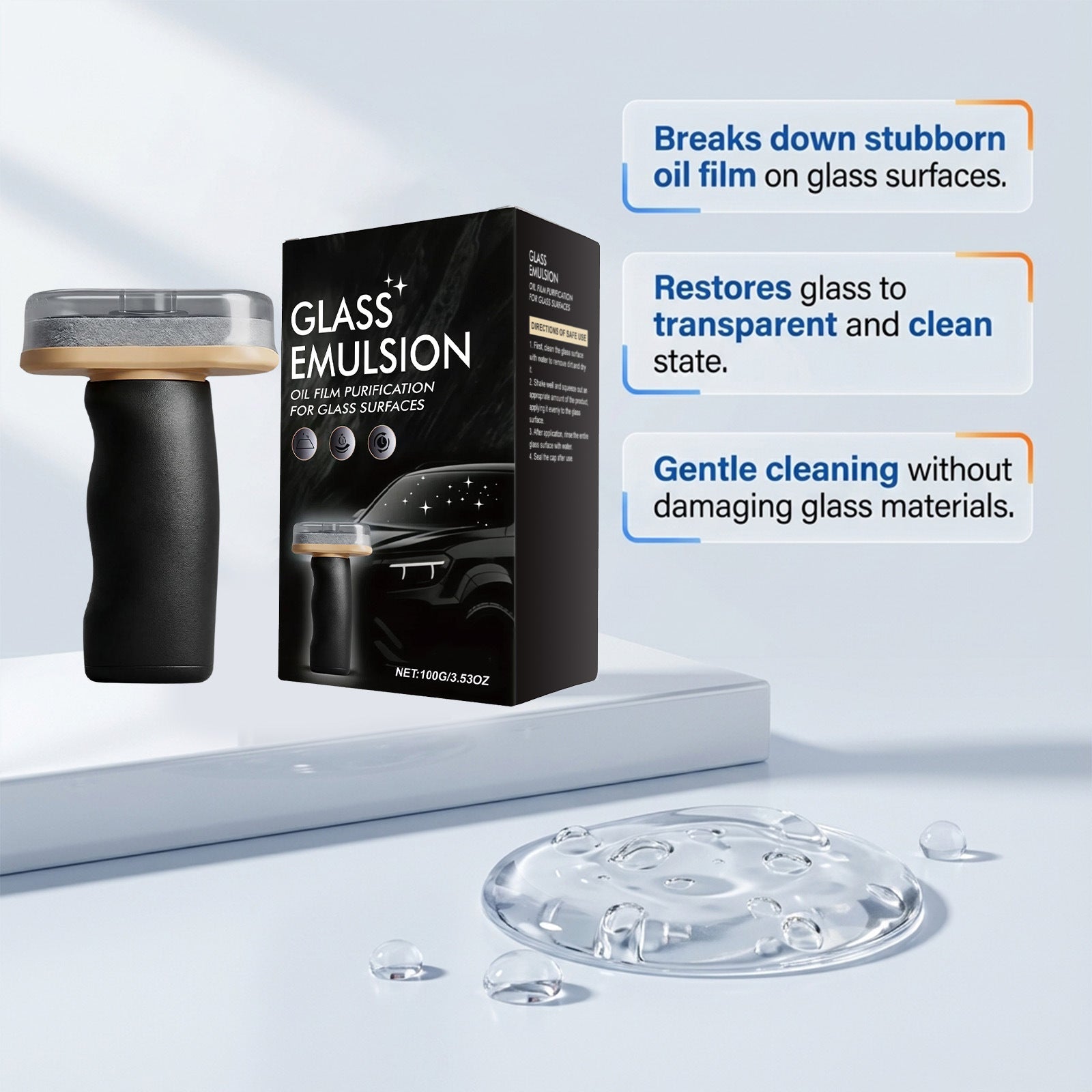Pro Strength All in One Auto-Scheiben-Paste Entferner für Fett und Wasserabweisend