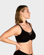 💝Women's Elegant Sheer Full Coverage Plus Size Bra