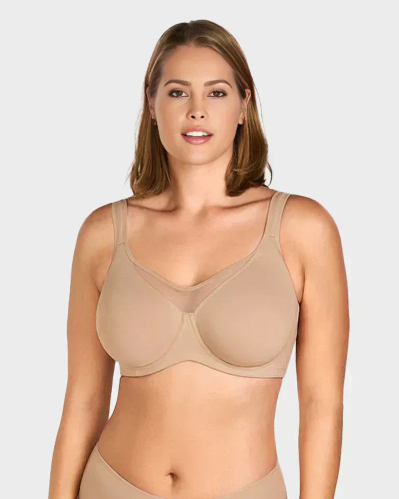 💝Women's Elegant Sheer Full Coverage Plus Size Bra