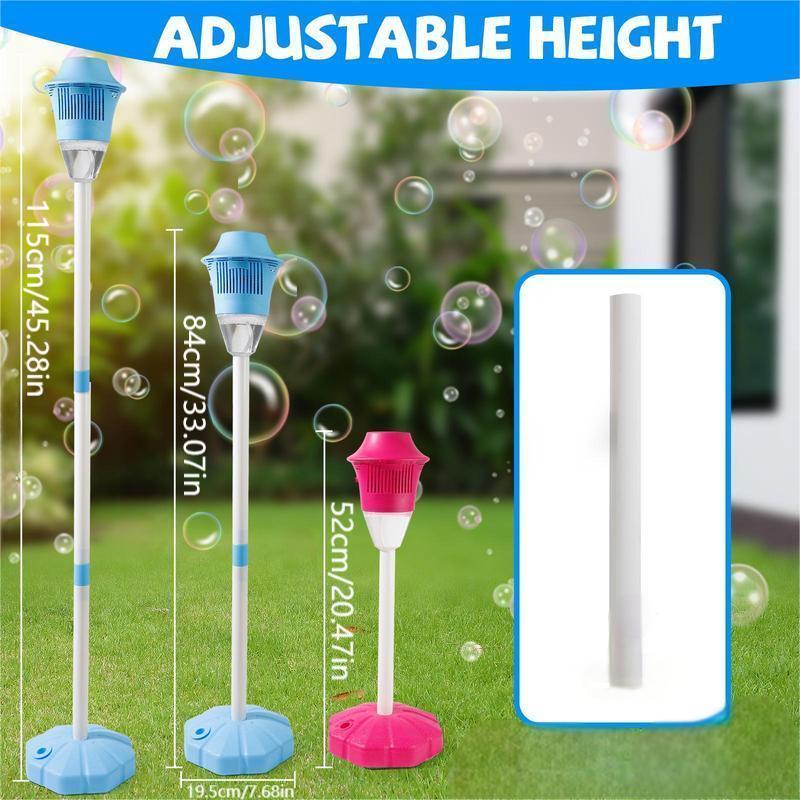 USB Rechargeable Bubble Machine, 1 Count Bubble Blower with Light & Music, Outdoor Romantic Toy for Wedding & Party & Garden