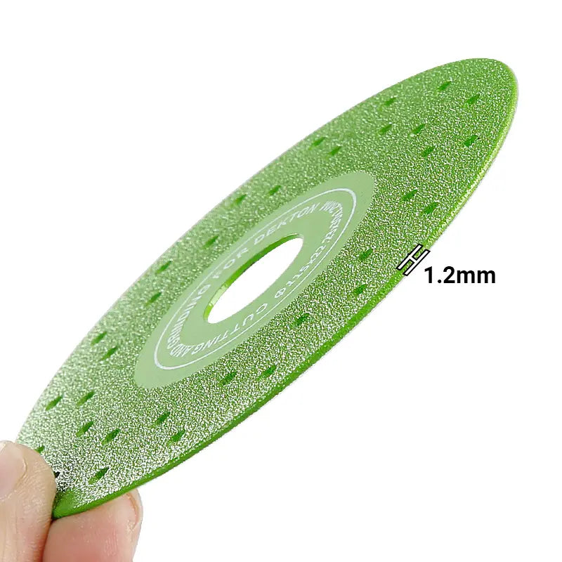 LOZLIN 1 Stk. / 3 Stk. 115 mm Diamant-Trennscheiben zum Schneiden und Schleifen von Fliesen, Marmor und Keramik – 45° abgeschrägte Trennscheibe mit porösem Design – Zubehör für Winkelschleifer
