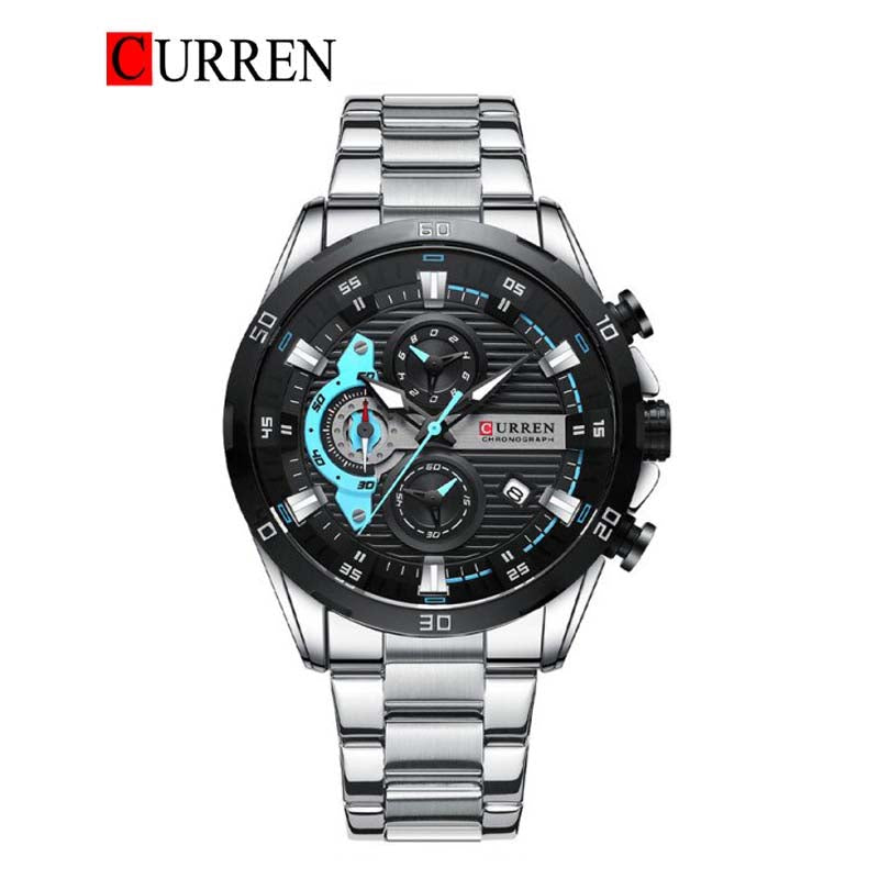 CURREN 8402 Herrenuhr aus Edelstahl