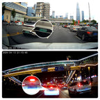 10" 1080P Rückspiegel-Dashcam - Nachtsicht & Parkmodus für Auto-DVR - Inkl. 64GB Speicherkarte