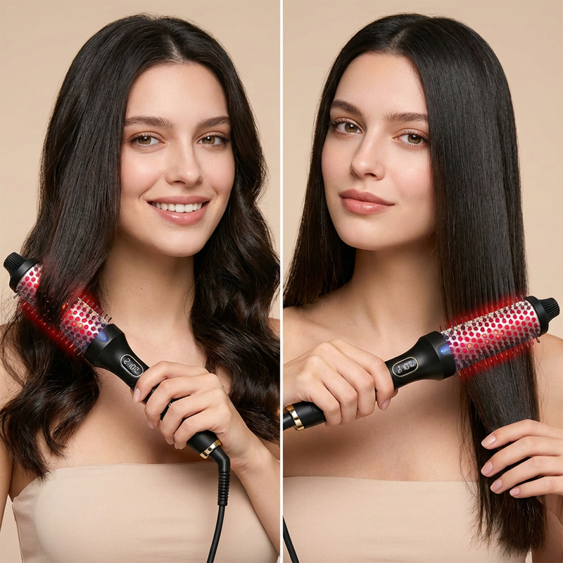 💇‍♀️ 2-in-1 Volumenkamm ✨ Voluminöses Haar in wenigen Minuten