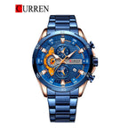 CURREN 8402 Herrenuhr aus Edelstahl