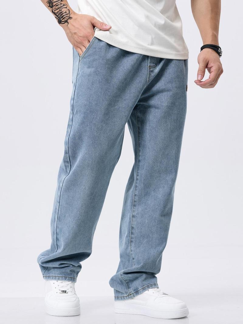 💎 -50% AUF LOCKERE JEANS! 💎 Herren Weites Bein: Bequemer Sitz & Robustes Denim für Streetwear 👖🔥